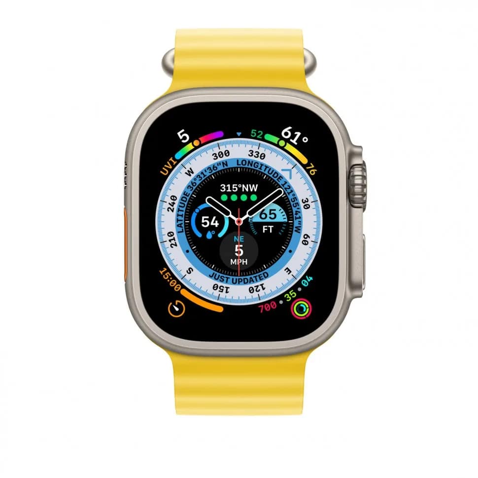 Ремешок Apple Watch Ultra 49mm Ocean Band, Yellow — фото 3