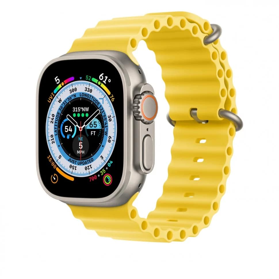 Ремешок Apple Watch Ultra 49mm Ocean Band, Yellow — фото 4