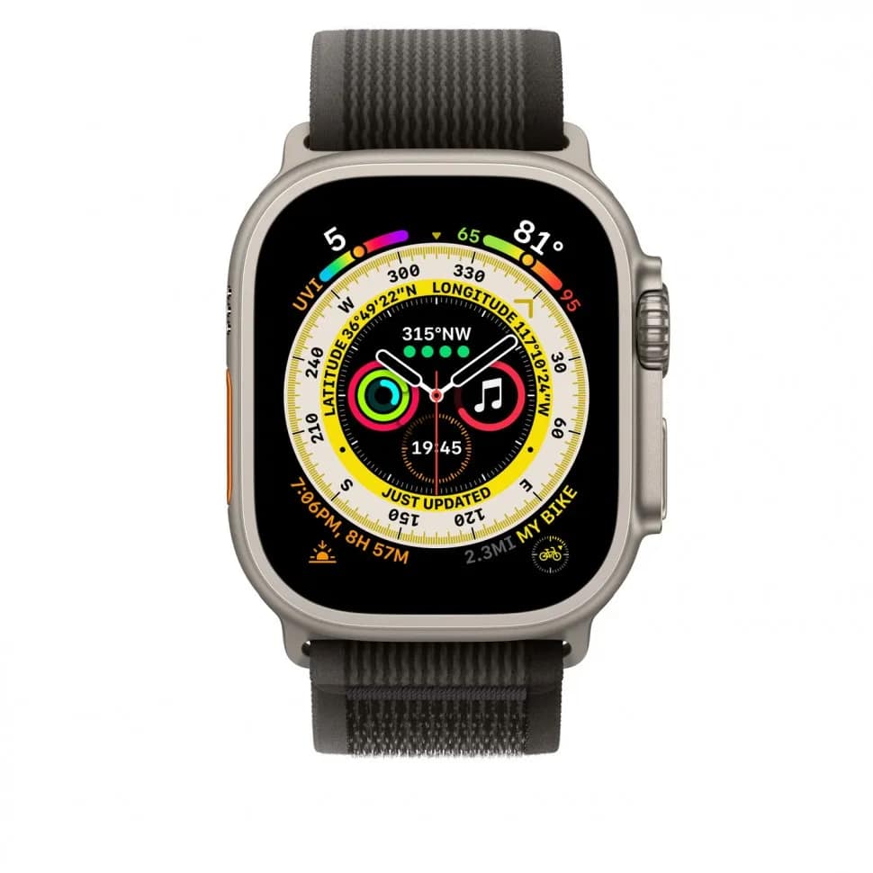Ремешок Apple Watch Ultra 49mm Gray Trail Loop S M, Black — фото 3
