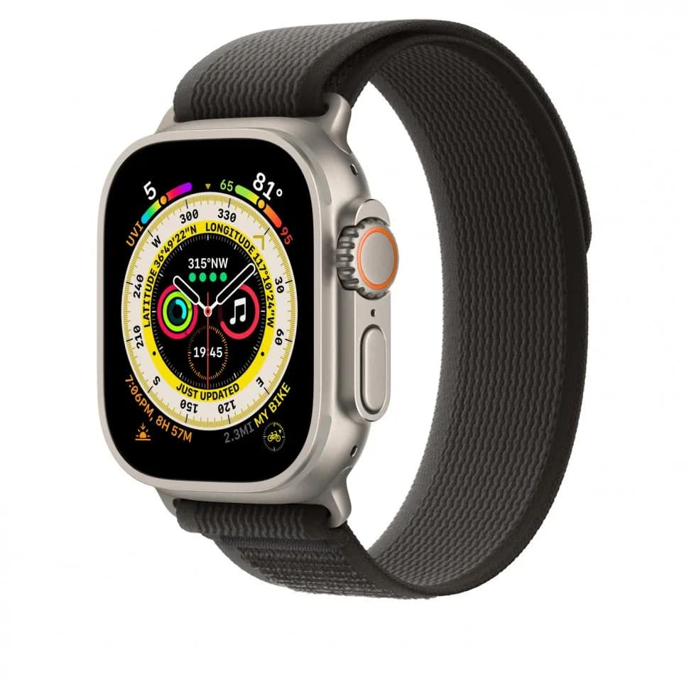 Ремешок Apple Watch Ultra 49mm Gray Trail Loop M L, Black — фото 4