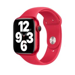 Ремешок Apple Watch 45mm RED Sport Band M L, Красный — фото 1