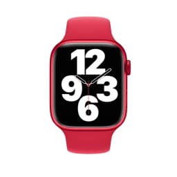 Ремешок Apple Watch 45mm RED Sport Band S M, Красный — фото 3