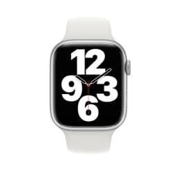 Ремешок Apple Watch 45mm White Sport Band M L, Белый — фото 3