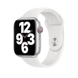 Ремешок Apple Watch 45mm White Sport Band S M, Белый — фото 1