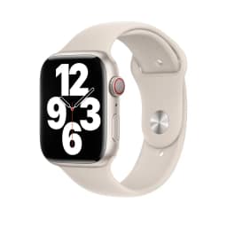 Ремешок Apple Watch 45mm Starlight Sport Band S M, Бежевый — фото 1