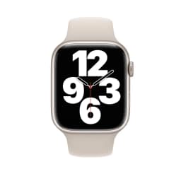 Ремешок Apple Watch 45mm Starlight Sport Band S M, Бежевый — фото 3
