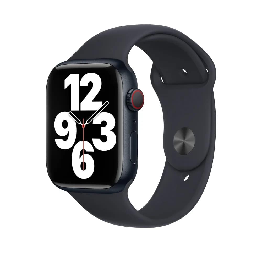 Ремешок Apple Watch 45mm Midnight Sport Band S M, Черный — фото 3