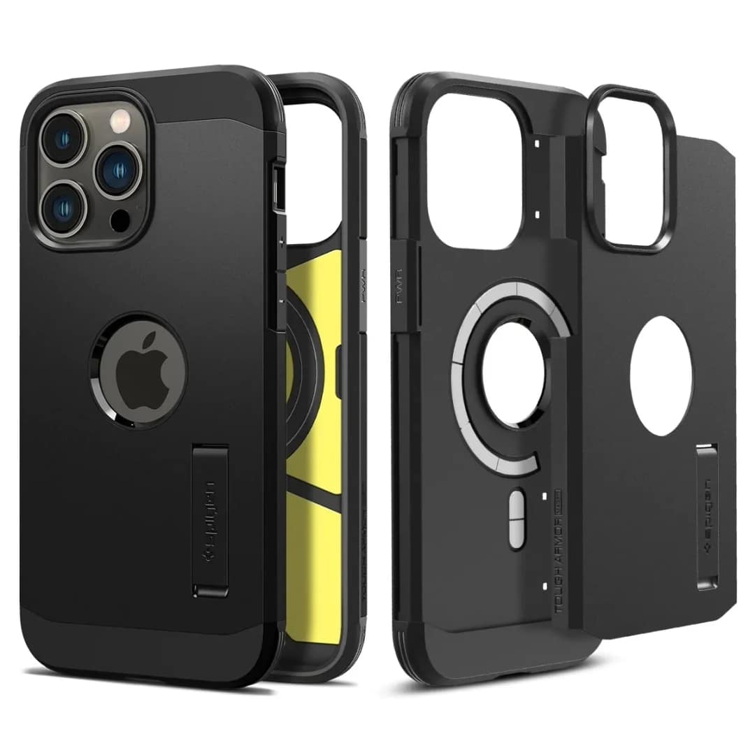 Чехол Spigen Tough Armor MagFit для iPhone 14 Pro Max, Black — фото 8