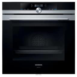 Электрический духовой шкаф Siemens HB632GBS1 Black Silver, Серебристый — фото 1