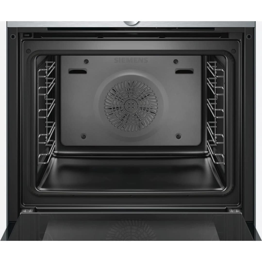 Электрический духовой шкаф Siemens HB632GBS1 Black Silver, Серебристый — фото 2