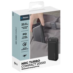 Внешний аккумулятор Deppa NRG Turbo 20000 mAh 33636, Gray — фото 2