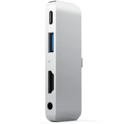 Хаб Satechi USB-C 4 в 1, Silver — фото 1