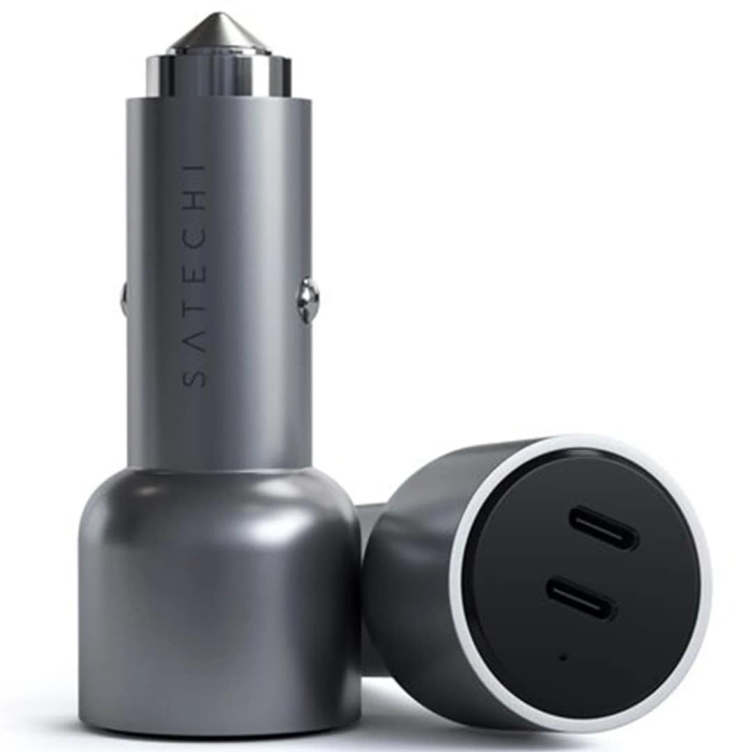 Автомобильное зарядное устройство Satechi 40W USB-C ST-U2C40CCM, Space gray — фото 2