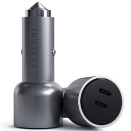 Автомобильное зарядное устройство Satechi 40W USB-C ST-U2C40CCM, Space gray — фото 2