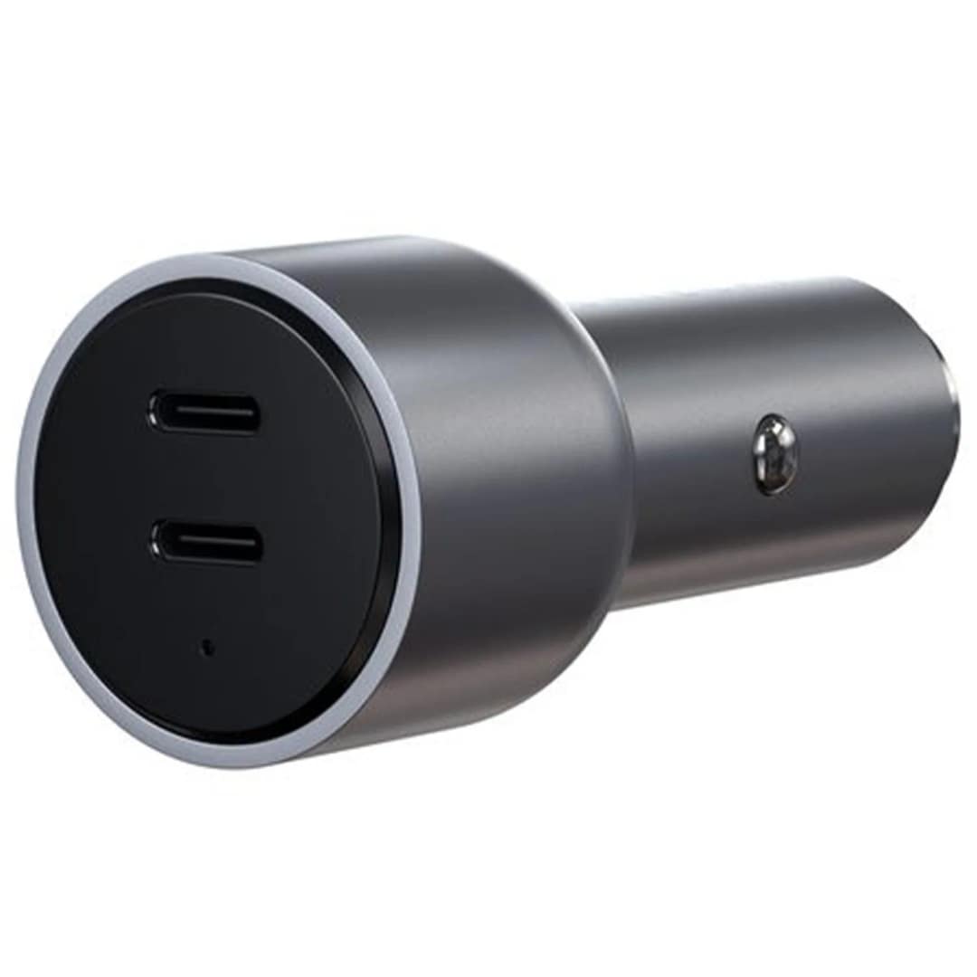 Автомобильное зарядное устройство Satechi 40W USB-C ST-U2C40CCM, Space gray — фото 3