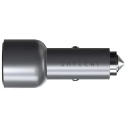 Автомобильное зарядное устройство Satechi 40W USB-C ST-U2C40CCM, Space gray — фото 4