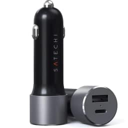 Автомобильное зарядное устройство Satechi 72W USB-C USB-A ST-TCPDCCM, Space gray — фото 1