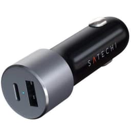 Автомобильное зарядное устройство Satechi 72W USB-C USB-A ST-TCPDCCM, Space gray — фото 2