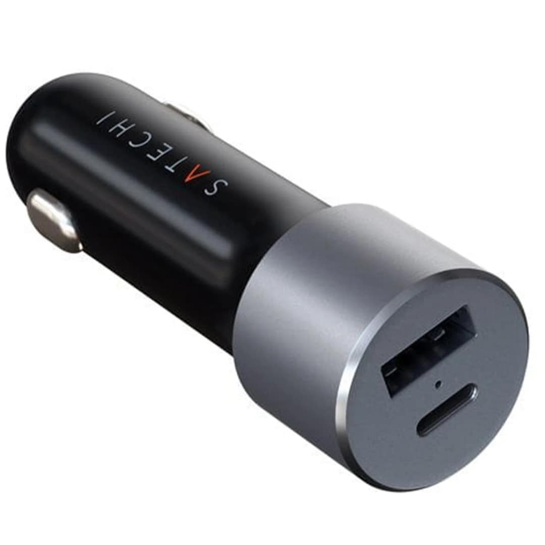 Автомобильное зарядное устройство Satechi 72W USB-C USB-A ST-TCPDCCM, Space gray — фото 3