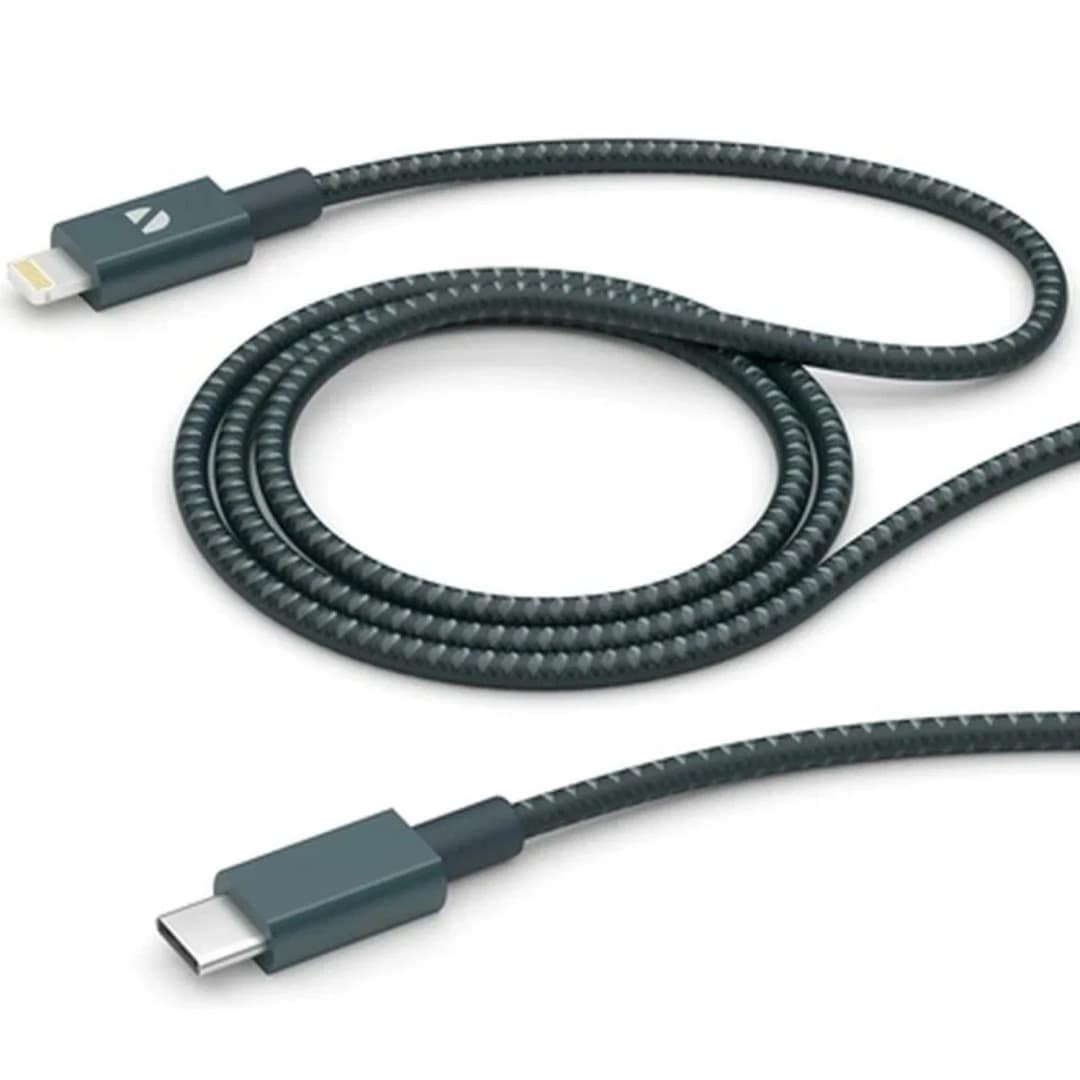 Кабель Deppa USB-C Lightning 1 2m 72320 Gray, Серый — фото 2