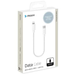 Кабель Deppa USB-C Lightning 1 2m 72236 White, Белый — фото 2