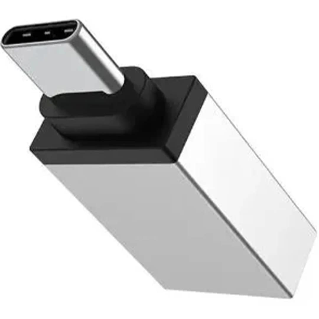Переходник Deppa USB-C USB-A 73131 Gray, Серый — фото 2