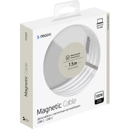 Кабель Deppa USB-C USB-C 1 5m 72322 White, Белый — фото 2