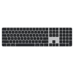 Клавиатура беспроводная Apple Magic Keyboard with Touch ID and Numeric Keypad, Black — фото 1
