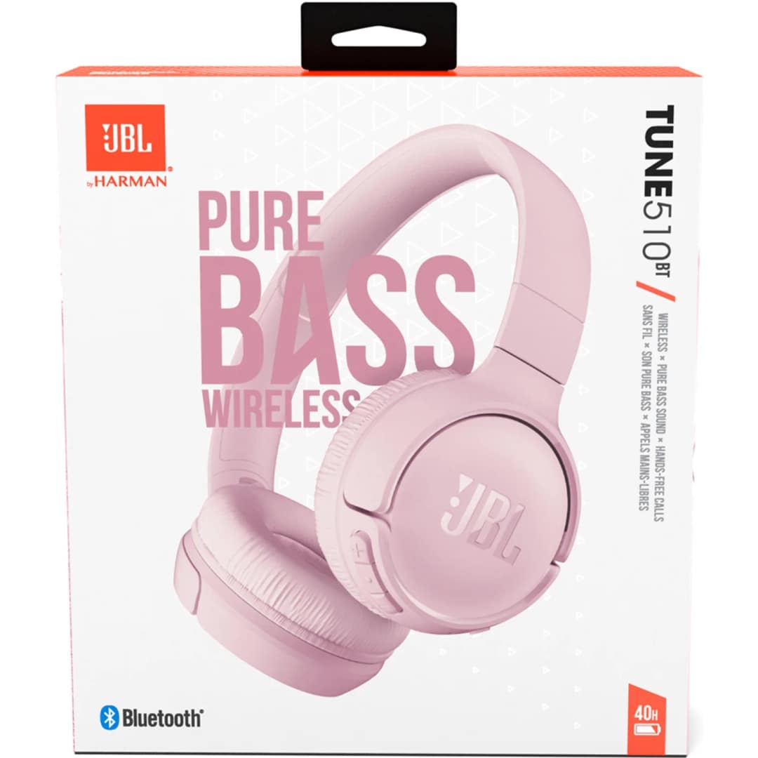 Наушники JBL Tune 510 BT Pink, Розовый — фото 9