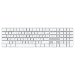 Клавиатура беспроводная Apple Magic Keyboard with Touch ID and Numeric Keypad, White — фото 1
