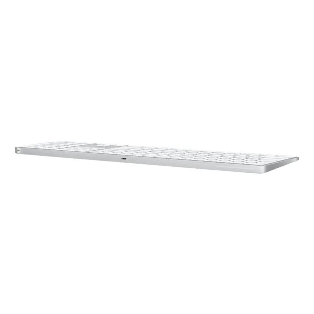 Клавиатура беспроводная Apple Magic Keyboard with Touch ID and Numeric Keypad, White — фото 3