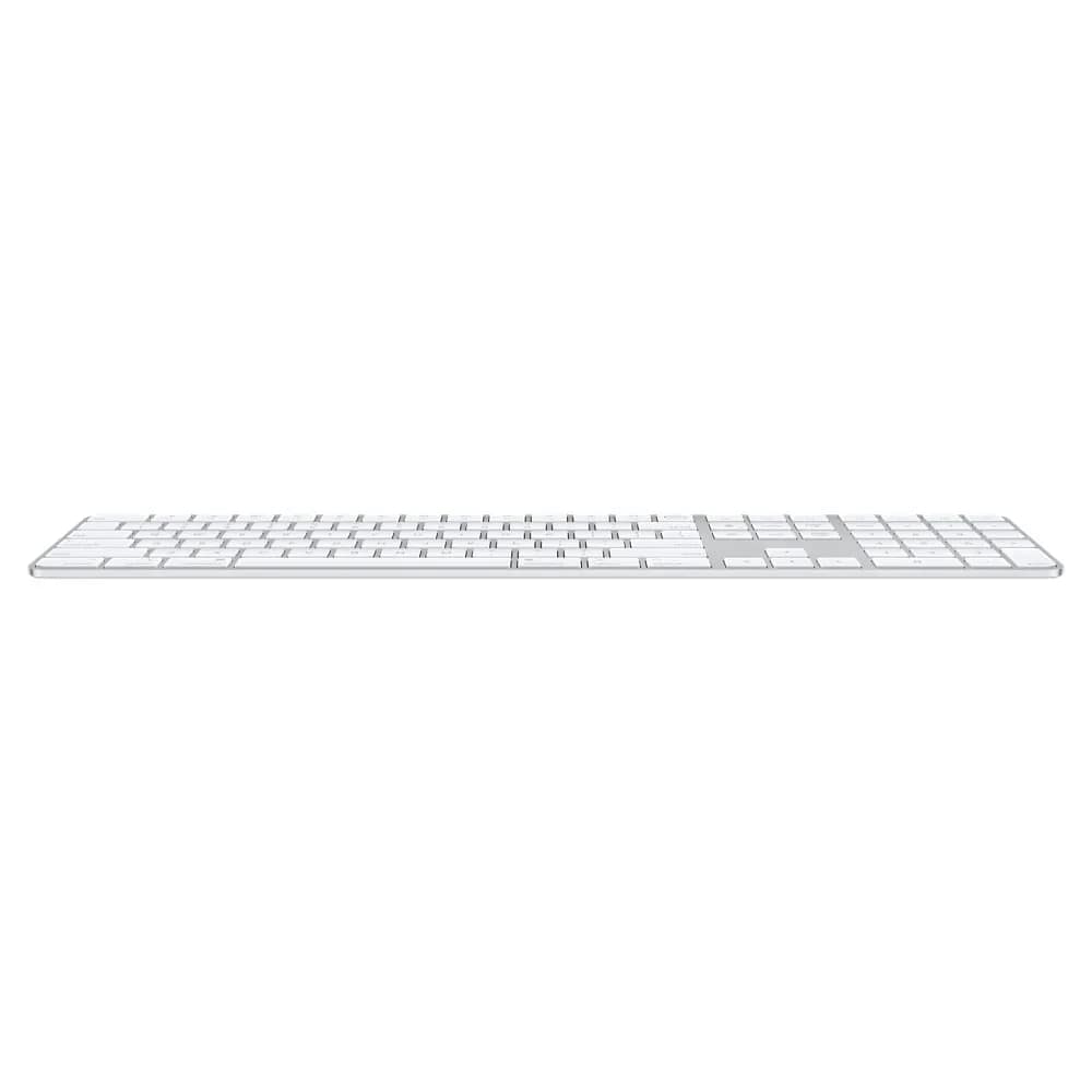 Клавиатура беспроводная Apple Magic Keyboard with Touch ID and Numeric Keypad, White — фото 4