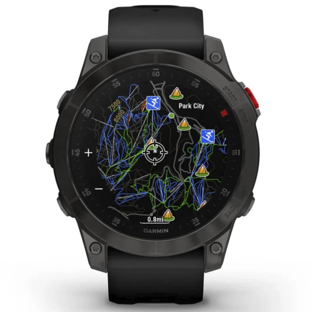 Умные часы Garmin Epix™ Gen 2 Sapphire - Titanium, Black — фото 11