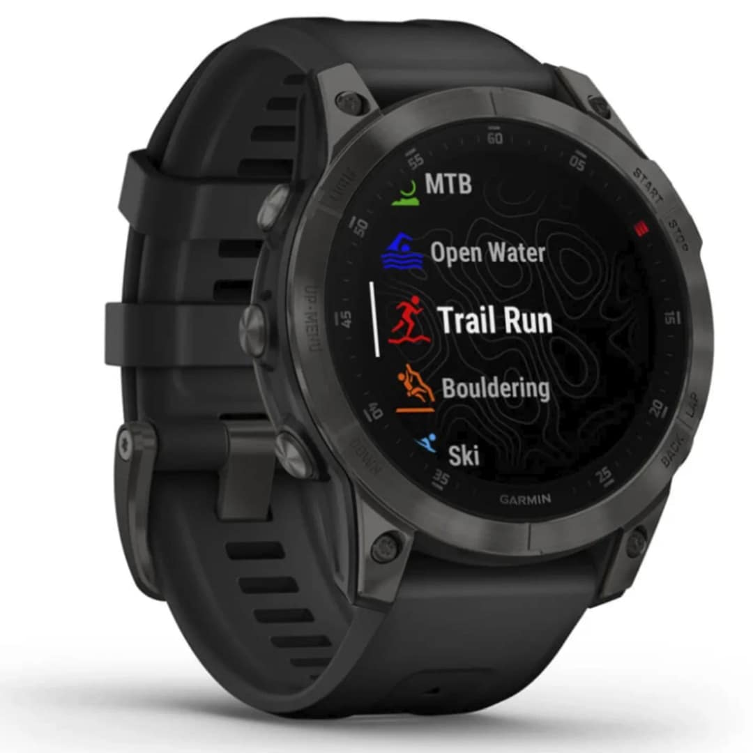Умные часы Garmin Epix™ Gen 2 Sapphire - Titanium, Black — фото 3