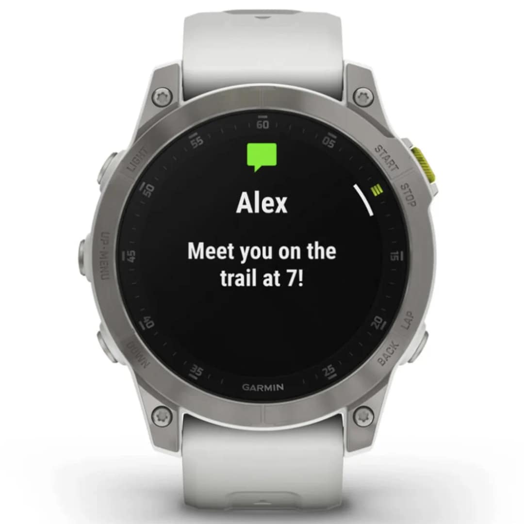 Умные часы Garmin Epix™ Gen 2 Sapphire - White Titanium, Silver — фото 8