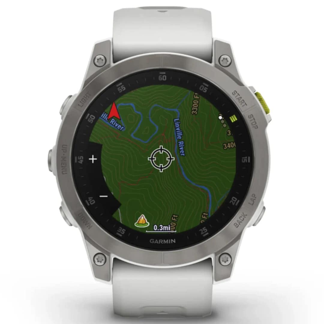 Умные часы Garmin Epix™ Gen 2 Sapphire - White Titanium, Silver — фото 10