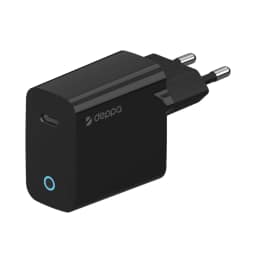 Сетевое зарядное устройство Deppa 20W USB-C 11429 Black — фото 1