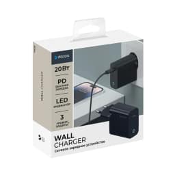 Сетевое зарядное устройство Deppa 20W USB-C 11429 Black — фото 2
