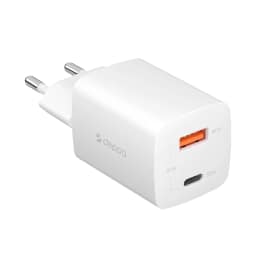 Сетевое зарядное устройство Deppa 33W USB-A USB-C 11432 White — фото 1