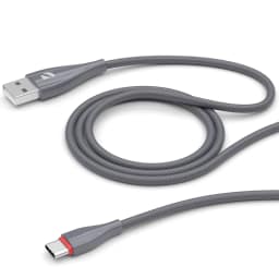 Кабель Deppa USB-C USB-A 1m 72289 Gray — фото 2
