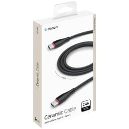 Кабель Deppa USB-C USB-C 1m 72397 Black — фото 2