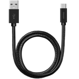 Кабель Deppa USB-C USB-A 1 2m 72270 Black — фото 1