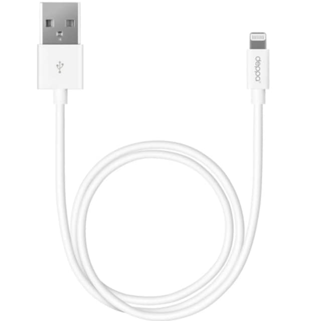 Кабель Deppa USB-A Lightning 1 2m 72128 White