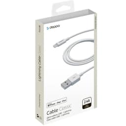 Кабель Deppa USB-A Lightning 1 2m 72128 White — фото 2