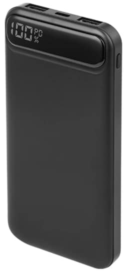 Внешний аккумулятор Deppa NRG Turbo V2 10000 mAh 33637 Black — фото 1