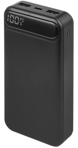 Внешний аккумулятор Deppa NRG Turbo V2 20000 mAh 33638 Black — фото 1