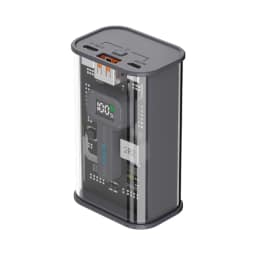 Внешний аккумулятор Deppa NRG Turbo TR 10000 mAh 33644 Transparent — фото 1
