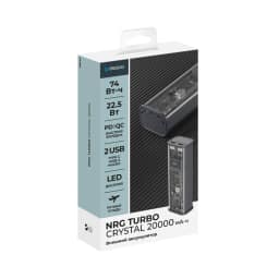 Внешний аккумулятор Deppa NRG Turbo TR 20000 mAh 33645 Transparent — фото 2