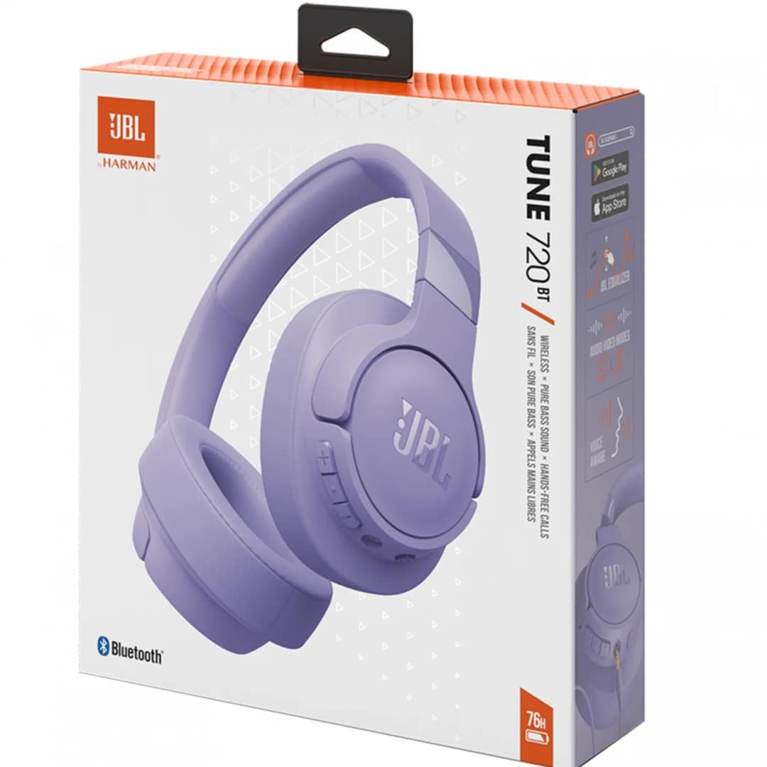 Наушники JBL Tune 720 BT Purple, Фиолетовый — фото 8