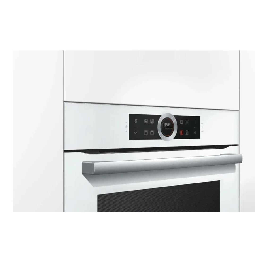 Электрический духовой шкаф Bosch Serie 8 HBG634BW1 White, Белый — фото 2